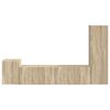 vidaXL TV Cabinet Set Wall-mounted 4 pcs Sonoma Oak Engineered Wood