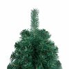 vidaXL Artificial Half Pre-lit Christmas Tree with Ball Set Green 150 cm