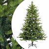 vidaXL Artificial Hinged Christmas Tree 120 cm 150 LEDs Warm White