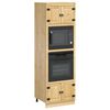 vidaXL Cabinet SKI Honey Brown 66 x 58 x 207 cm Solid Pine Wood