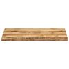 vidaXL Table Top Live Edge 120x60x3.8 cm Solid Wood Rough Mango