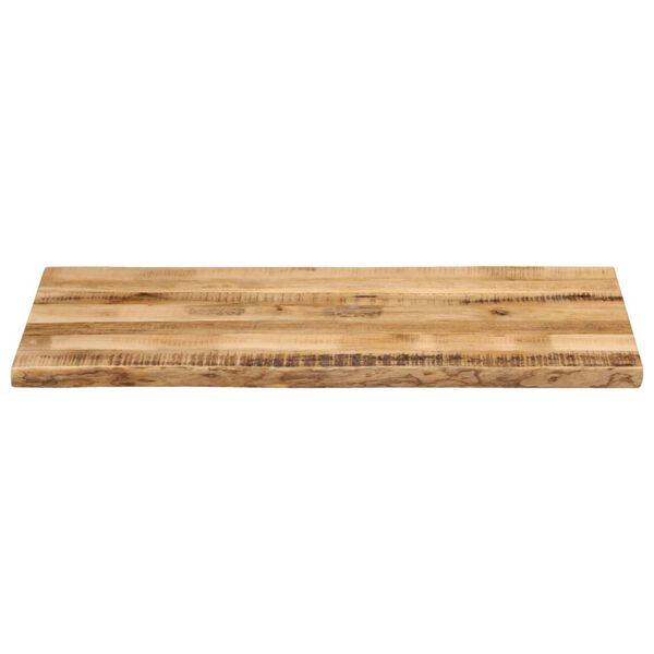 vidaXL Table Top Live Edge 120x60x3.8 cm Solid Wood Rough Mango