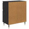 vidaXL Sideboard Black Oak 60 x 35 x 70 cm Engineered Wood and Iron