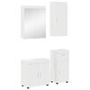 vidaXL Bathroom Furniture Set TULUM 4 pcs White 60 x 34 x 63 cm