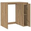 vidaXL Wash Machine Cabinet with Storage Artisian Oak 87 x 60 x 69 cm