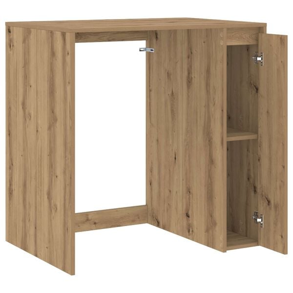 vidaXL Wash Machine Cabinet with Storage Artisian Oak 87 x 60 x 69 cm