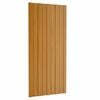 vidaXL Roof Panel 36 pcs Natural 100 x 45 cm Galvanised steel