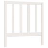 vidaXL Bed Headboard White 95x4x100 cm Solid Wood Pine