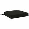 vidaXL 1-Piece Seat Cushion SOEST 100% Polyester Black 40 x 40 x 7 cm