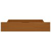 vidaXL Bed Frame without Mattress Honey Brown Solid Wood 140x200 cm