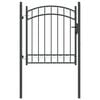 vidaXL Fence Gate EMMEN 104 x 98.5 cm Lockable Powder-coated steel