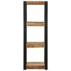 vidaXL Wall Shelf 35x35x100 cm Solid Rough Wood Mango