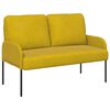 vidaXL Sofa Sets with Cushion 3 pcs Yellow 115 x 56 x 80 cm Plywood