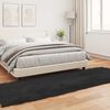 vidaXL Faux Sheepskin Rug Tafalla Black 80 x 250 cm Polyester