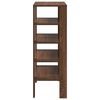 vidaXL Shoe Rack Brown Oak 61x32x87.5 cm Engineered Wood