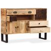 vidaXL Sideboard Solid Mango Wood 115x30x80 cm