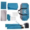 vidaXL Camping Tent 5-Person Blue Waterproof