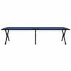vidaXL Folding Camping Bed 2 pcs Blue 193 x 69 x 45 cm Oxford fabric
