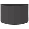 vidaXL Planter Black 60 x 30 x 35 cm Steel