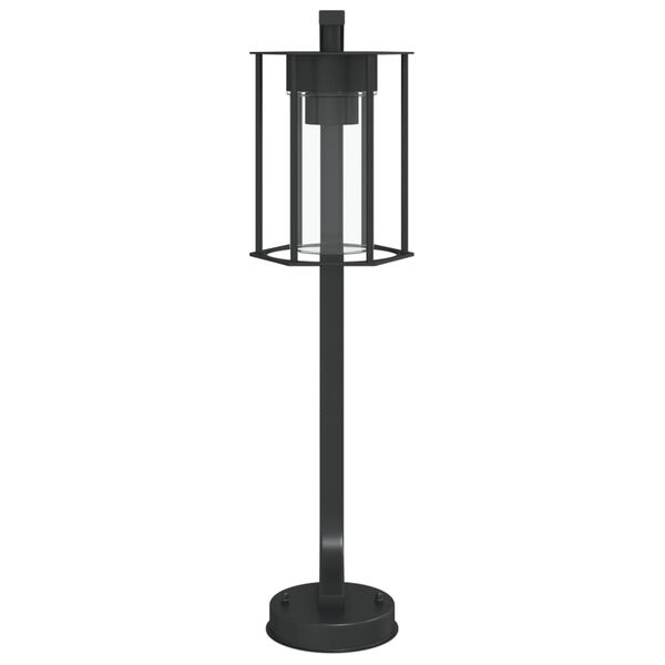 vidaXL Outdoor Floor Lamps 3pcs Black 60 cm Stainless Steel