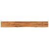 vidaXL Wall Shelf 160x20x2.5 cm Rectangular Solid Wood Acacia Live Edge