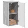 vidaXL Bathroom Cabinet Wall-mounted Grey Sonoma 30 x 31.5 x 61 cm