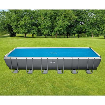 Intex Solar Pool Cover Blue 716x346 cm Polyethylene