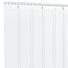 vidaXL Door Curtain Transparent 200 mmx1.6 mm 50 m PVC