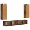 vidaXL TV Cabinet Set Wall-mounted 3 pcs Smoked Oak Engineered Wood