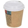 vidaXL Paper Coffee Cup Lids &Oslash;60 mm 4oz 1000 pcs White Plastic