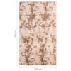 vidaXL Shaggy Rug Cream 300x200 cm