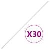 vidaXL Cable Trunking 15x10 mm 30 m PVC