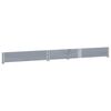 vidaXL Pallet Collar Grey 150x100 cm Solid Wood Pine