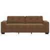 vidaXL Sofa with Cushion Brown [Faux leather and Wood]