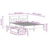 vidaXL Bed Frame without Mattress 160x200 cm Solid Wood Pine