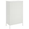 vidaXL Highboard White 68x39x113 cm Steel