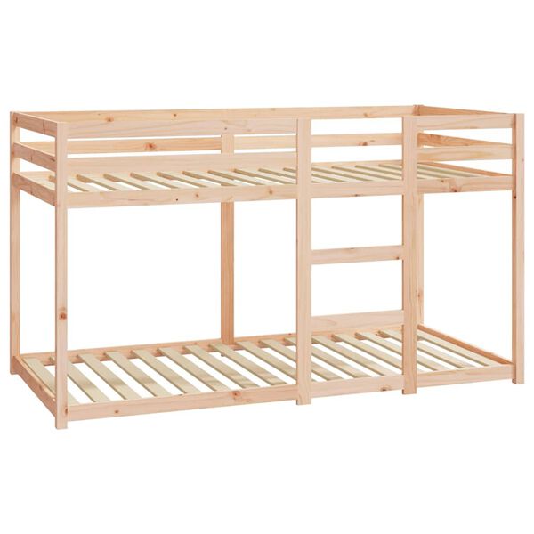 vidaXL Bunk Bed without Mattress 90x190 cm Single Solid Wood Pine