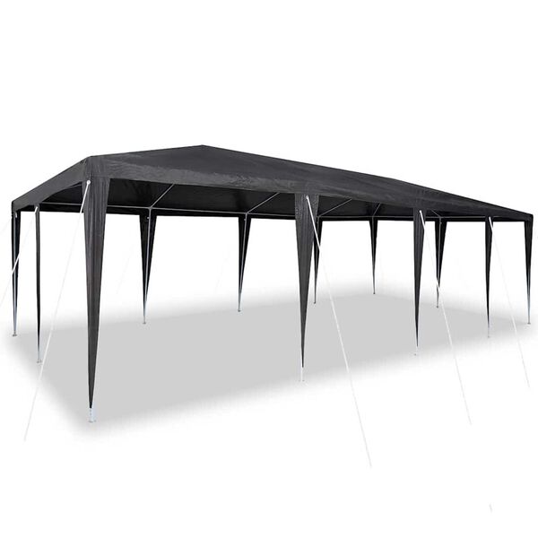 vidaXL Party Tent Anthracite 800 x 400 x 266 cm Polyethylene and Steel