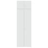 vidaXL Storage Cabinet White 70x42.5x225 cm Engineered Wood