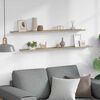 vidaXL Wall Shelves 2 pcs Sonoma Oak 115x9x3 cm
