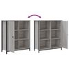 vidaXL Sideboard Grey Sonoma 70x30x80 cm Engineered Wood