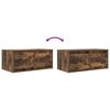 vidaXL TV Cabinets 2 pcs Smoked Oak 60x31x25.5 cm Engineered Wood