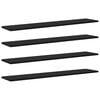 vidaXL Bookshelf Board 3-Tier 4 pcs 100 x 20 x 1.5 cm Engineered Wood
