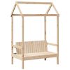 vidaXL Bed and Bench Set with Roof without Mattress 90x190 cm Single
