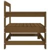 vidaXL Garden Corner Sofas 2 pcs Honey Brown Solid Wood Pine