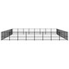 vidaXL Outdoor Dog Kennel Steel 75.27 m&sup2;