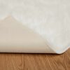 vidaXL Faux Sheepskin Rug Tafalla White 120 x 120 cm Polyester