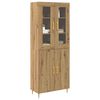 vidaXL Highboard 2 pcs Artisan Oak 69.5 x 34 x 180 cm Engineered Wood