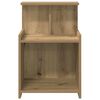 vidaXL Bedside Cabinet Artisan Oak 40 x 35 x 60 cm Engineered Wood