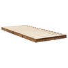 vidaXL Floor Bed Frame Old Wood 90 x 190 cm Engineered Wood
